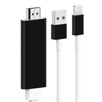 

Ferguson 038 Apple iPhone X iphone8766SPlusiPadTurn hdmi HD Phone Mobile High Definition Wiring Black