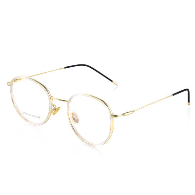 

Milin anti-Blu-ray glasses round round frame men&women flat glasses trend flat mirror 8349 gold pink