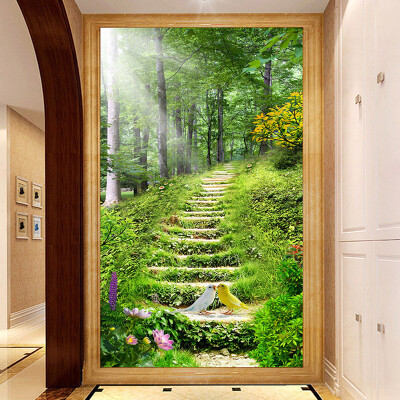 

Chinese Style Nature Landscape Step Photo Mural Wallpaper Living Room Study Hotel Entrance Decor Wall Paintings Papel De Parede