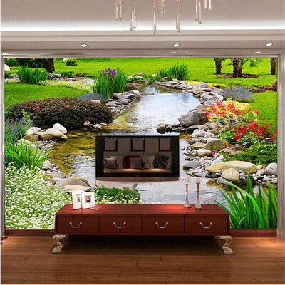 

Высокое качество Современные 3D-обои Mural Rill Scenery Цветы и растения Фотография Фон Жилая комната ТВ Заставка Обои