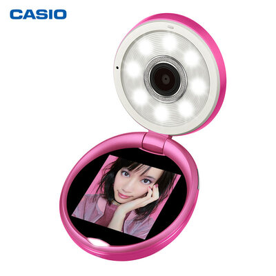 

CASIO TR-M10 Limited Valentine&39s Day gift box smart beauty portable powder appearance 9 lights light beauty technology Angel White