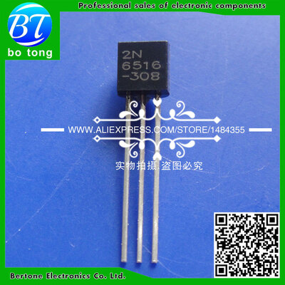 

2N6516 TRANSISTORS NPN 05A 300V TO-92 6516 50pcsbag