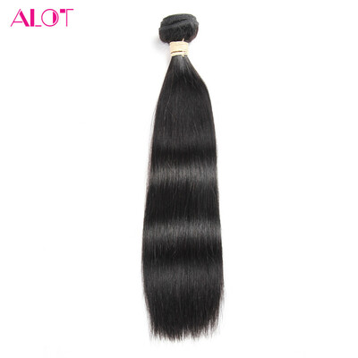

Alot Hair Straight Virgin Бразильские необработанные пакеты для волос мягкие Дешевые волосы всего 1 шт.