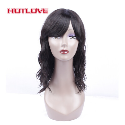 

HOTLOVE Hair 150 Density  Lace Human Hair Wigs For Black Women Brazilian Natural Wave Pre Plucked With Baby Hair Non Remy