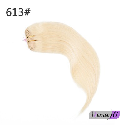 

Remeehi Full Head 16"~24" Thick Invisible Miracle Wire Flip In Remy Human Hair Extensions Any Colors 120g Width 28CM