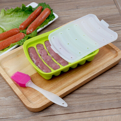 

sausage silicone mold DIY hot dog handmade ham sausage6 in 1 Making&Refrigerated Hot Dog