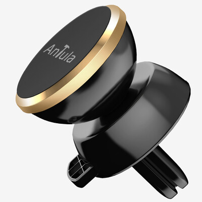 

Antula A088 car phone holder magnetic outlet suction cup magnetic bracket 360 degree rotating plastic section local gold