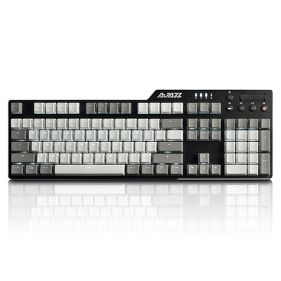 

Black Jue AJAZZ Assassin II alloy mechanical keyboard AK35i PBT version gray white black axis game backlight office computer notebook eat chicken keyboard