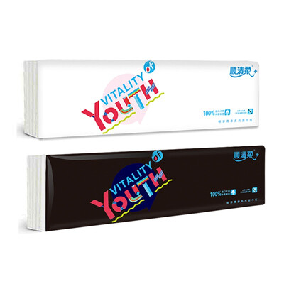 

Shun soft handkerchief paper gentle Imagination youth 4 layer mini facial tissue * 10 bags (white / black random distribution