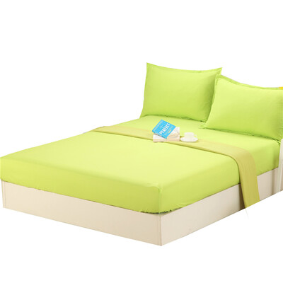 

iDouillet Native American Fitted Sheet Set&Pillowcase Soild Colour Full Twin Queen Size Deep 25cm