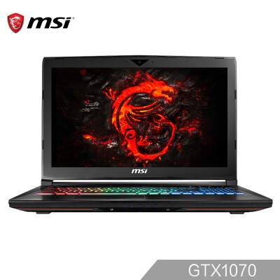 

MSI MSI GT62VR 7RE-417CN 156 game GTX1070 i7-7700HQ 16G 1T128GBSSD 120Hz brush screen rate 3ms response speed