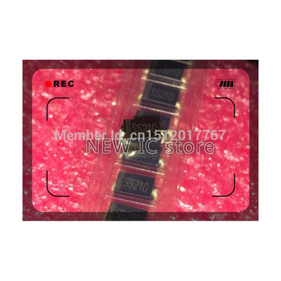 

500pcs/lot SS210 2A/100V SMD SR2100 schottky diode SMA 100% NEW Free Shipping