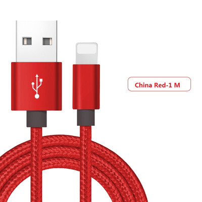 

Lanyos Кабель для передачи данных Кабель USB Apple Быстрый зарядный нейлоновый USB-кабель для Apple Iphone и Ipad Кабель для перед