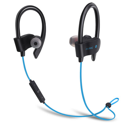 

Наушники для наушников Hongsund S4 для беспроводных наушников с защитой от пота Stereo Earbuds Headset в наушниках-вкладышах с микрофоном для iPhone и смартфонов