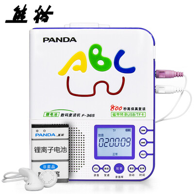 

PANDA F-332 репитер ленточный накопитель English Learning Machine Tape / U диск TF карта mp3-плеер Recorder транскрипция радио
