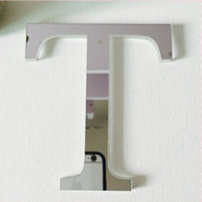 

20cmx14cmx12cmthick Big Size Wedding LOVE Letters Home decoration English 3D mirror wall Stickers Adhesive Alphabet For wall