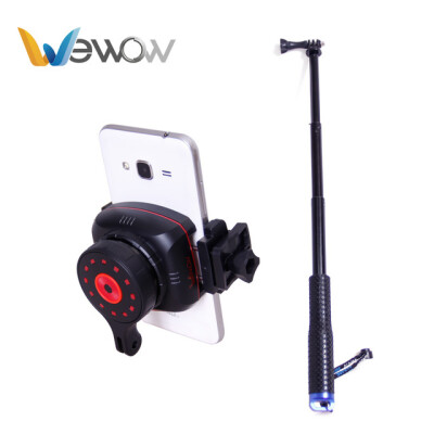 

Wewow Sport X1 Wearable Smartphone Gopro 1 axis Gimbal Stabilizer sport camera mobile Gift Selfie Stick&Bluetooth controller