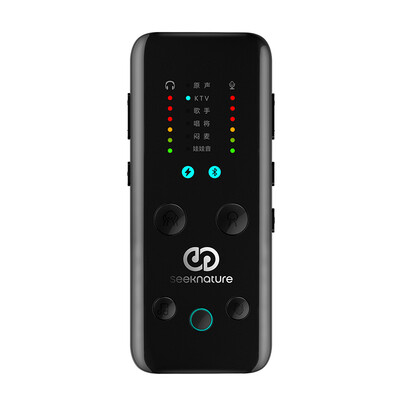 

Seeknature broadcast mini mobile phone live sound card mini anchor singing net red shouting wheat portable equipment