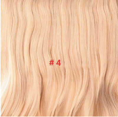 

Wavy Clip in Hair 4 Clips 190gpc Heat Resistant Fiber 24 inch Stretched Pure Color Synthetic Hair Extensions for Women