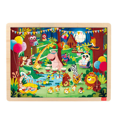 

TOI Wooden Jigsaw Puzzle with Storage tray 244880100pcs for kids