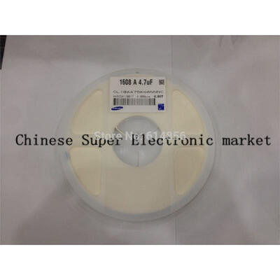 

100PCS 0402 10uF 106 6.3V 20% M X5R chip SMD Ceramic capacitor