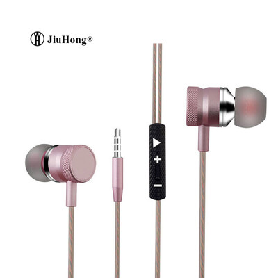 

C17 3.5mm In-Ear Headphones Stereo intelligent wire control Multi-color and Microphone Apply to iphone and all Android phone