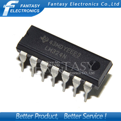 

50PCS LM324N DIP14 LM324 DIP new and original IC free shipping