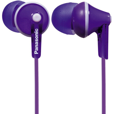 

Panasonic Panasonic RP-HJE125GK-V fun in-ear headphones purple wear comfortable isolated noise sound quality clear