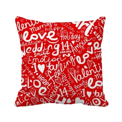 

Love Marriage Celebration Valentines Day Square Throw Pillow Insert Cushion Cover Home Sofa Decor Gift