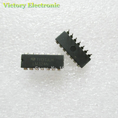 

New Original 10PCSLot LM324 LM324N LM324P DIP-14 Wholesale Electronic