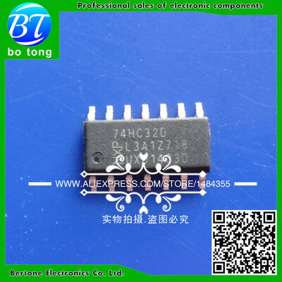 

Free shipping 200pcs SMD logic ics 74HC32 74HC32D SN74HC32D SOP14