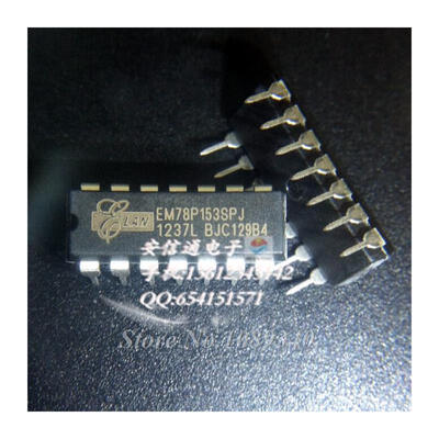 

10PCS free shipping EM78P153SP EM78P153SPJ brand DIP-14 100 new original