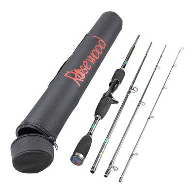 

RoseWood 198m Spinning Casting Fishing Rod travel  action Lure weight 18-38oz Line Weight 4-12LB Fishing Tackle China