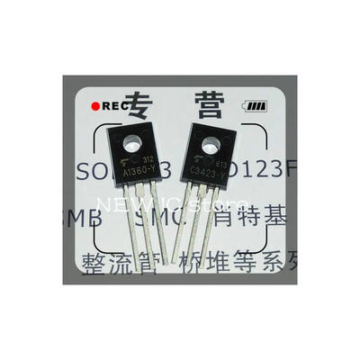 

10pcs/lot Free shipping .New on the tube A1360 pairing C3423 2SA1360 2SC3423 TO-126 A pack 5pairs