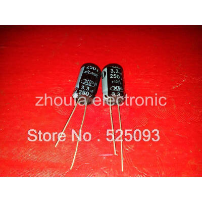 

20pcs/lot Electrolytic capacitor 250V 3.3UF 3.3UF 250V