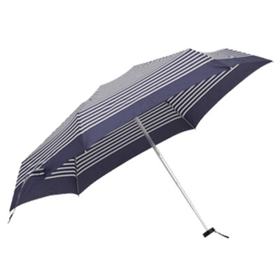 

Netease selects ultra-light cloth five fold umbrella blue stripe