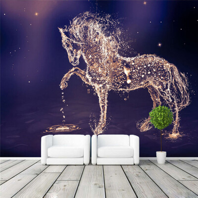 

Custom 3D Photo Wallpaper Horse Large Wall Painting Wall Paper Living Room Bedroom TV Background Mural Wallpaper Art Home Decor