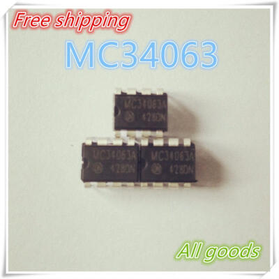 

FREE SHIPPING 10PCS MC34063API MC34063 34063 DIP8 DIP Boost or buck power DCDC converter