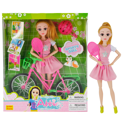 

Abbie 3D Lens Eyes with real Curl Eyelashes Doll Toys Clothes Gown Outfits&Shoes for Girls Birthday Party&Christmas Gift