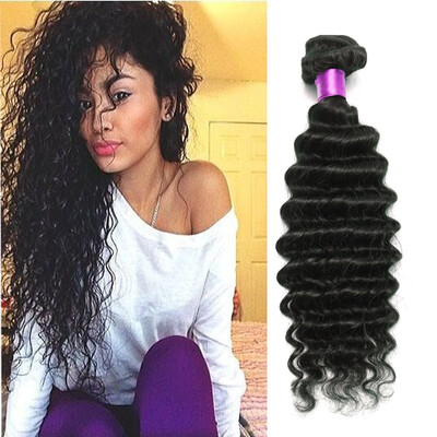 

7A Cheap human hair wefts Brazilian deep wave virgin hair 4pc unprocessed Brazilian virgin hair deep wave Brazilian deep curlyhair