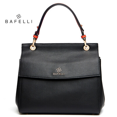 

BAFELLI split leather shoulder bag fashion panelled crossbody bag for women dual use hot sale handbags women designer bags