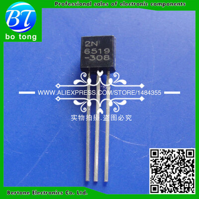

100PCS 2N6519 6519 TO-92