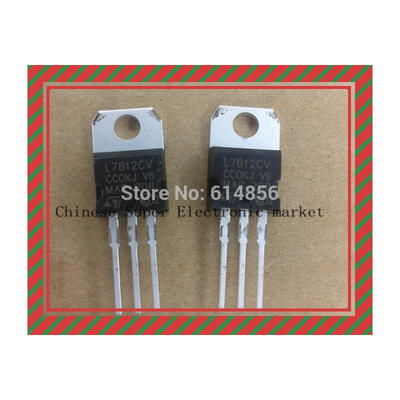 

100pcs L7812 7812 TO-220 Voltage Regulator IC 12V 15A