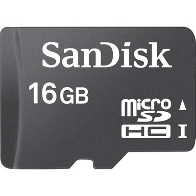 

(SanDisk) микро- карта памяти 16GB