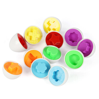 

Vanker Education Assembly Egg Shape Learning Color Toy Preschool Kitchen Pretend Play