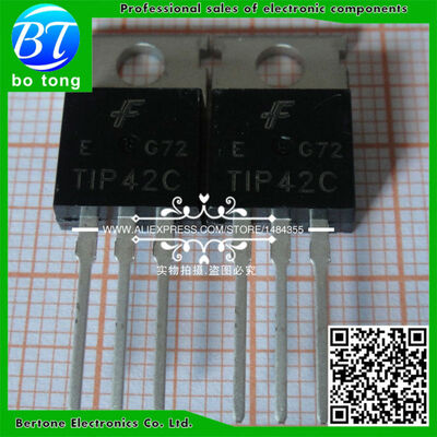 

Free Shipping 10pcs/lot TIP42C TIP42 PNP 6A 100V TO-220 Transistor new original