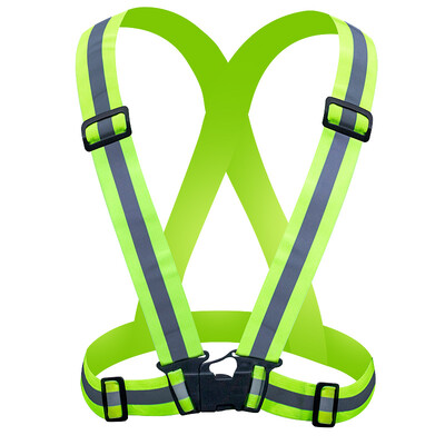 

LeTA LETA reflective strap sanitation road construction site construction reflective clothing car safety command duty rescue night running riding vest LT-PPE579