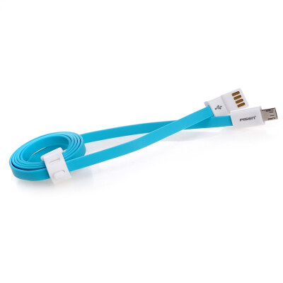 

The new version of Micro USB Andrews interface mobile phone charging line 08 meters Lake water blue for Samsung millet Meizu Sony HTC Huawei