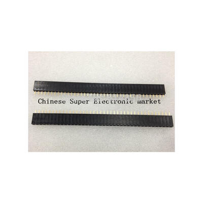 

100pcs 1x40 Pin 2.54mm Single Row Female Pin Header Connector