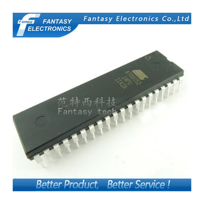 

5PCS ATMEL AT89S52-24PU DIP-40 AT89S52 DIP AT89S52-24 Programmable Flash new and original IC free shipping